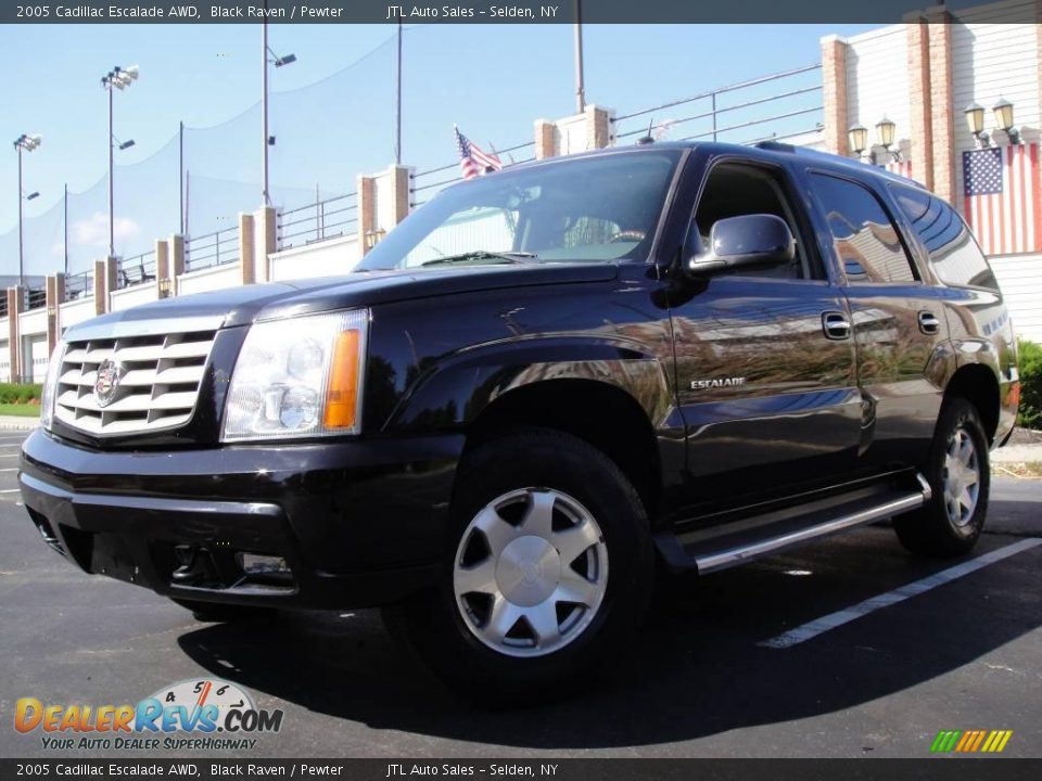 2005 Cadillac Escalade AWD Black Raven / Pewter Photo #1