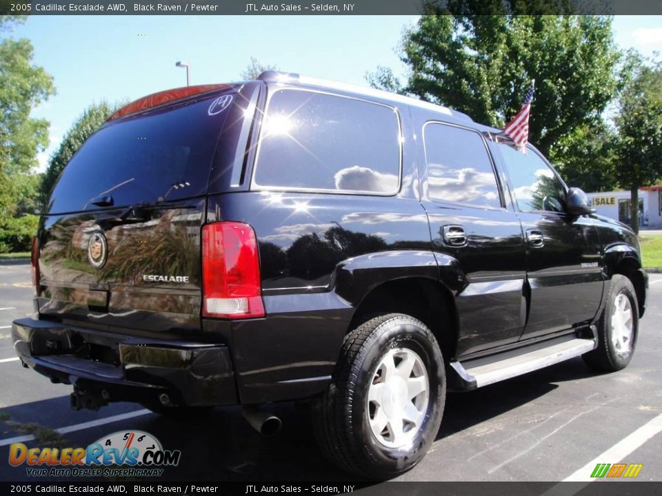 2005 Cadillac Escalade AWD Black Raven / Pewter Photo #5