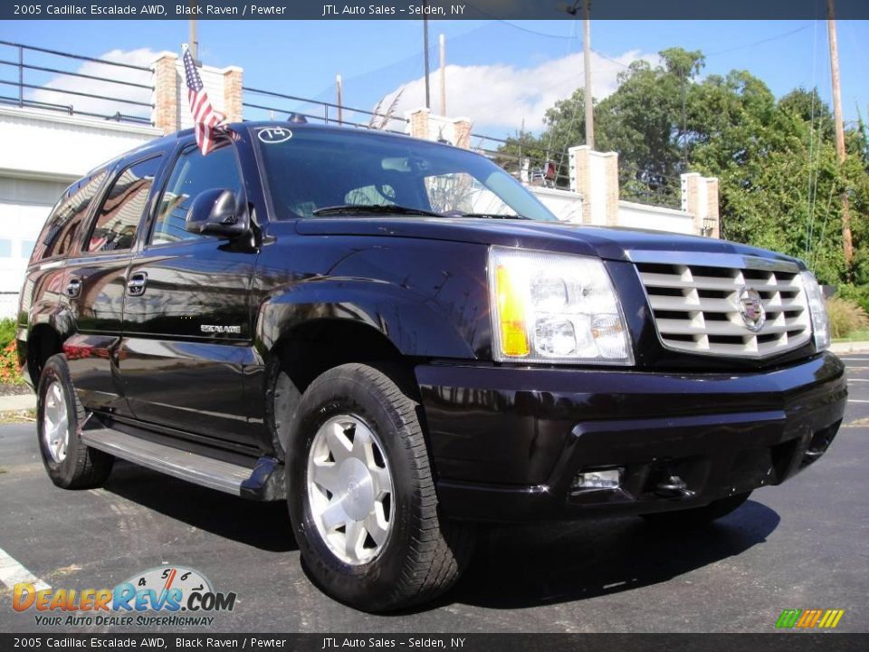 2005 Cadillac Escalade AWD Black Raven / Pewter Photo #7