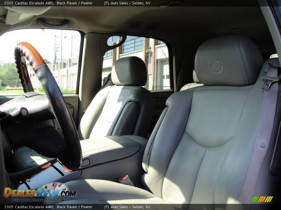 2005 Cadillac Escalade AWD Black Raven / Pewter Photo #10