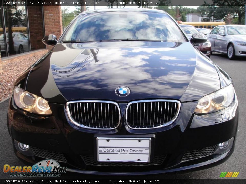 2007 BMW 3 Series 335i Coupe Black Sapphire Metallic / Black Photo #2