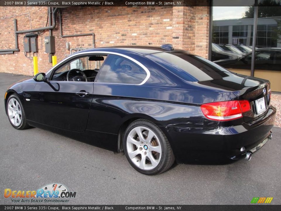2007 BMW 3 Series 335i Coupe Black Sapphire Metallic / Black Photo #4