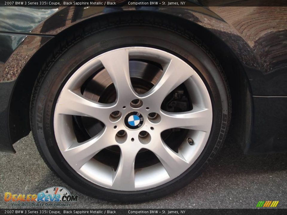 2007 BMW 3 Series 335i Coupe Black Sapphire Metallic / Black Photo #7