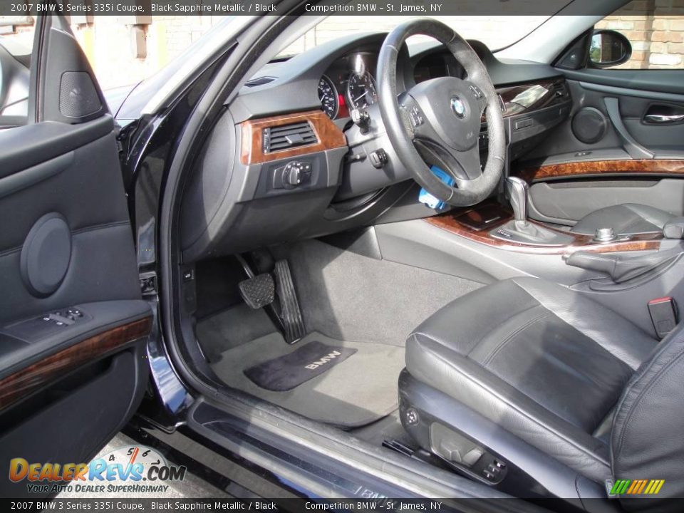 2007 BMW 3 Series 335i Coupe Black Sapphire Metallic / Black Photo #10