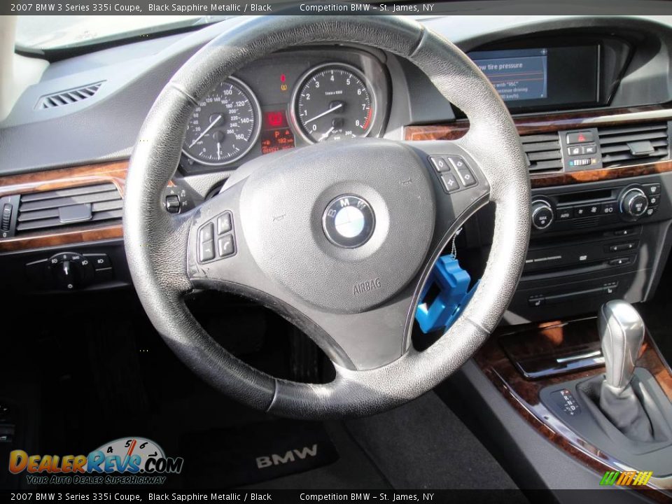 2007 BMW 3 Series 335i Coupe Black Sapphire Metallic / Black Photo #11