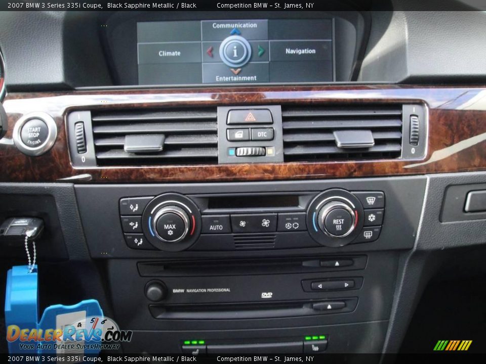 2007 BMW 3 Series 335i Coupe Black Sapphire Metallic / Black Photo #13