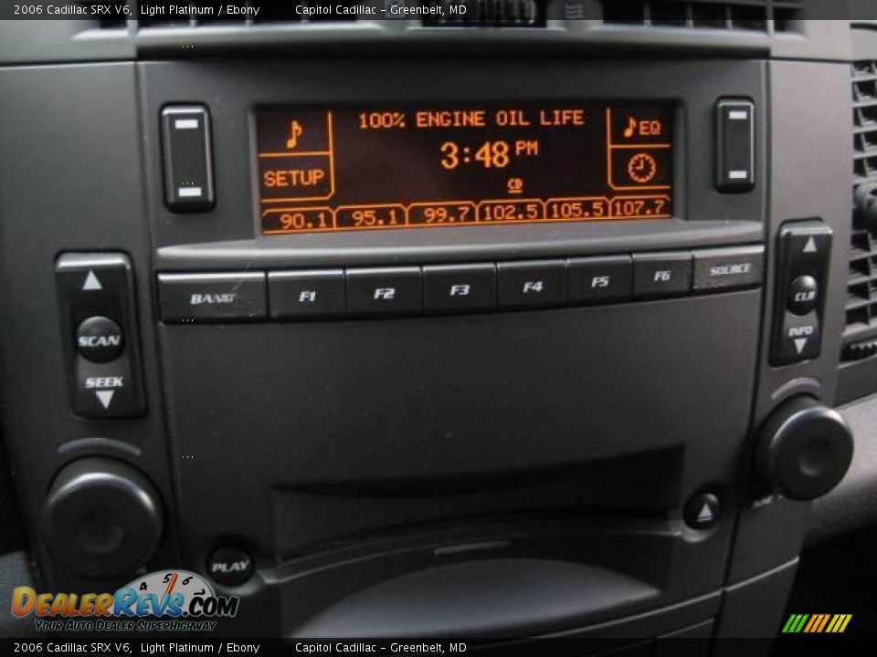 2006 Cadillac SRX V6 Light Platinum / Ebony Photo #16