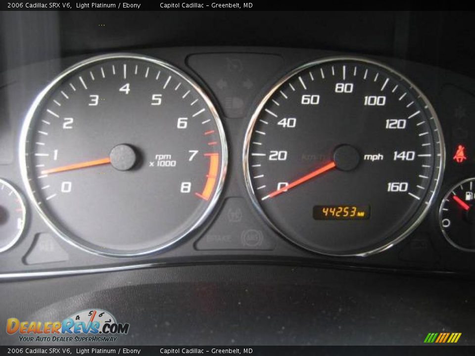 2006 Cadillac SRX V6 Light Platinum / Ebony Photo #20