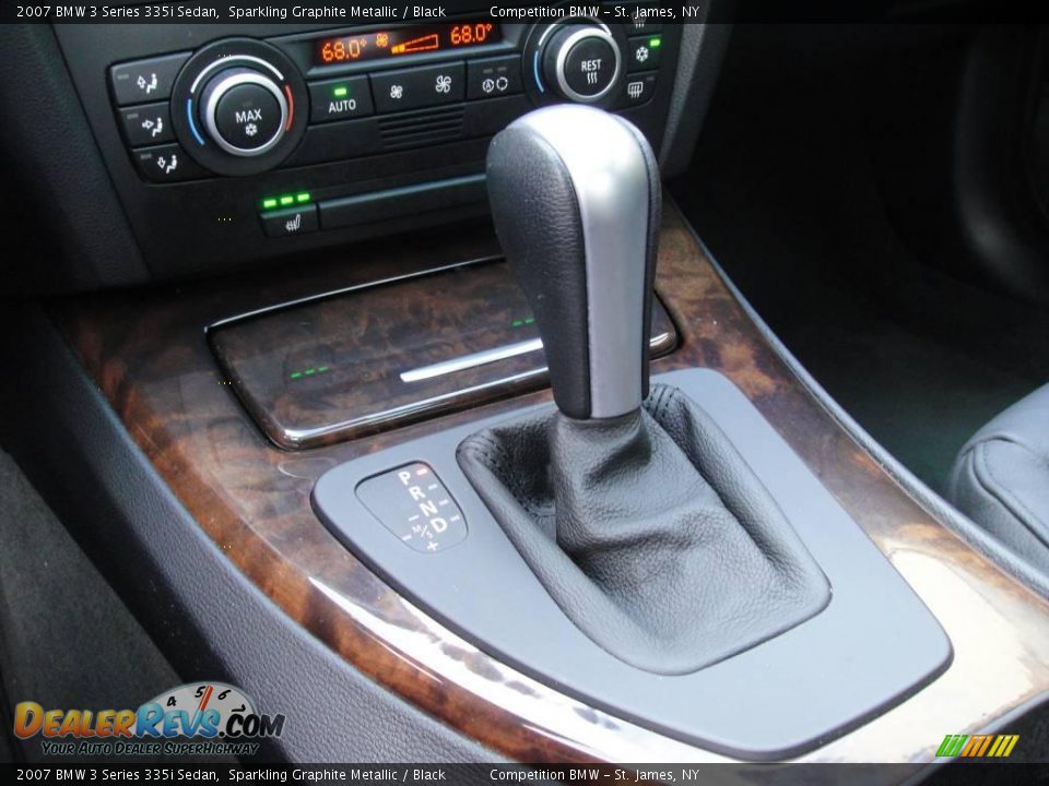 2007 BMW 3 Series 335i Sedan Sparkling Graphite Metallic / Black Photo #14