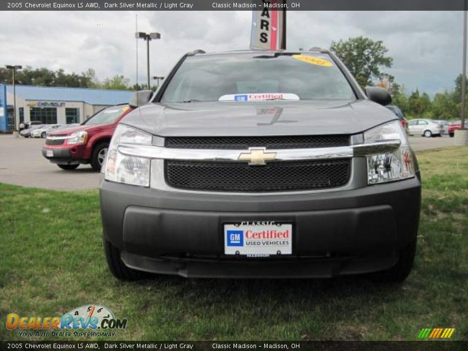 2005 Chevrolet Equinox LS AWD Dark Silver Metallic / Light Gray Photo #2