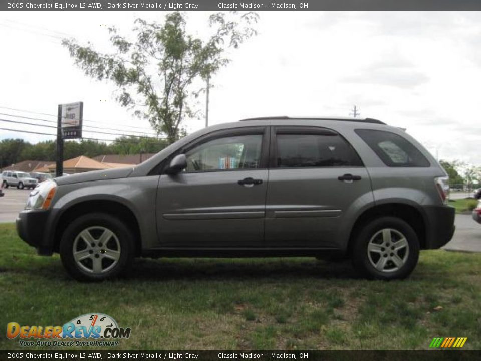 2005 Chevrolet Equinox LS AWD Dark Silver Metallic / Light Gray Photo #6