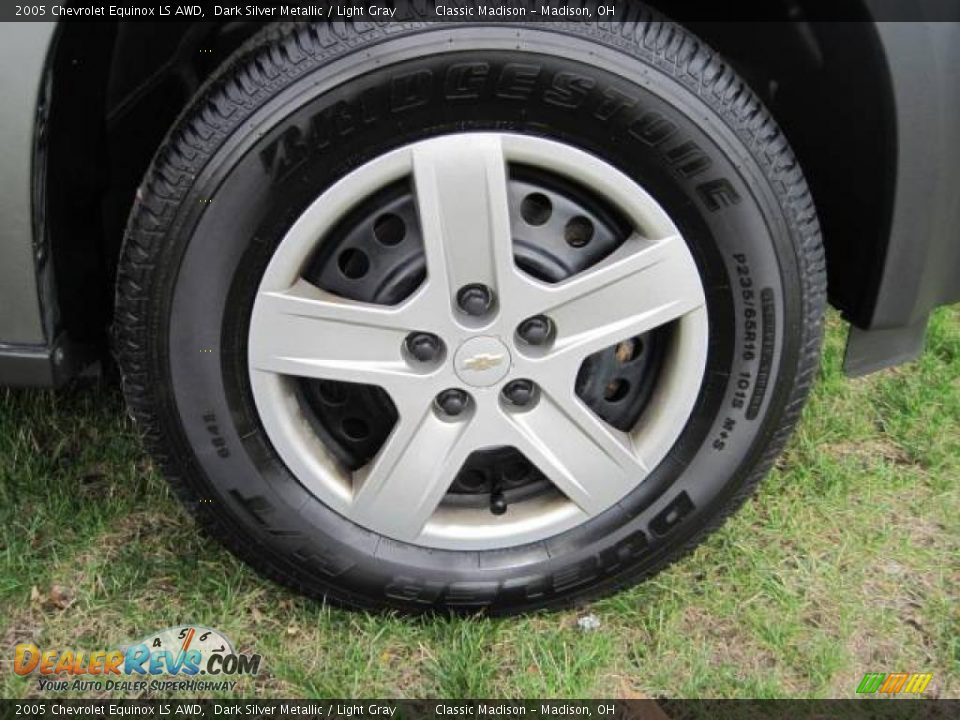 2005 Chevrolet Equinox LS AWD Dark Silver Metallic / Light Gray Photo #10