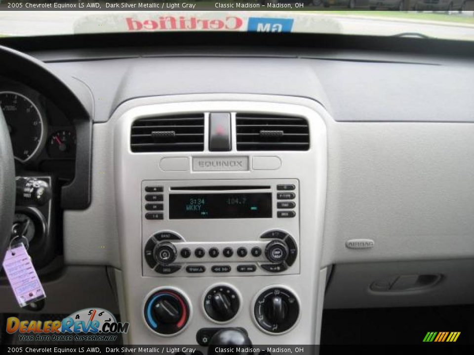 2005 Chevrolet Equinox LS AWD Dark Silver Metallic / Light Gray Photo #22
