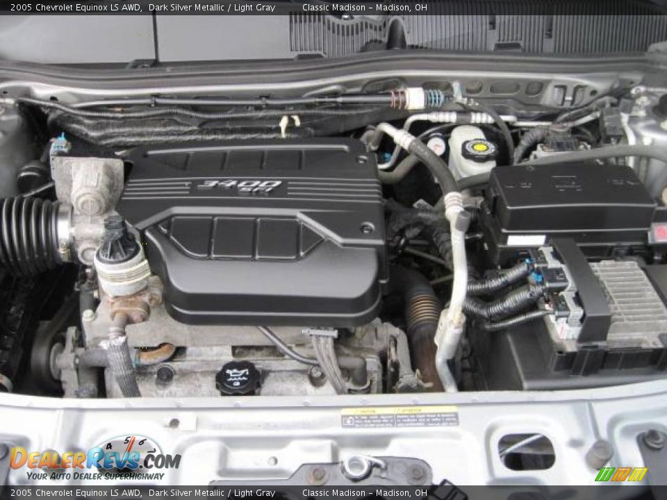 2005 Chevrolet Equinox LS AWD Dark Silver Metallic / Light Gray Photo #32