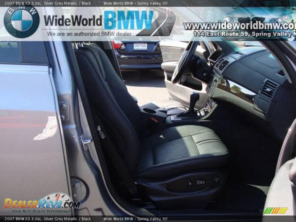 2007 BMW X3 3.0si Silver Grey Metallic / Black Photo #9