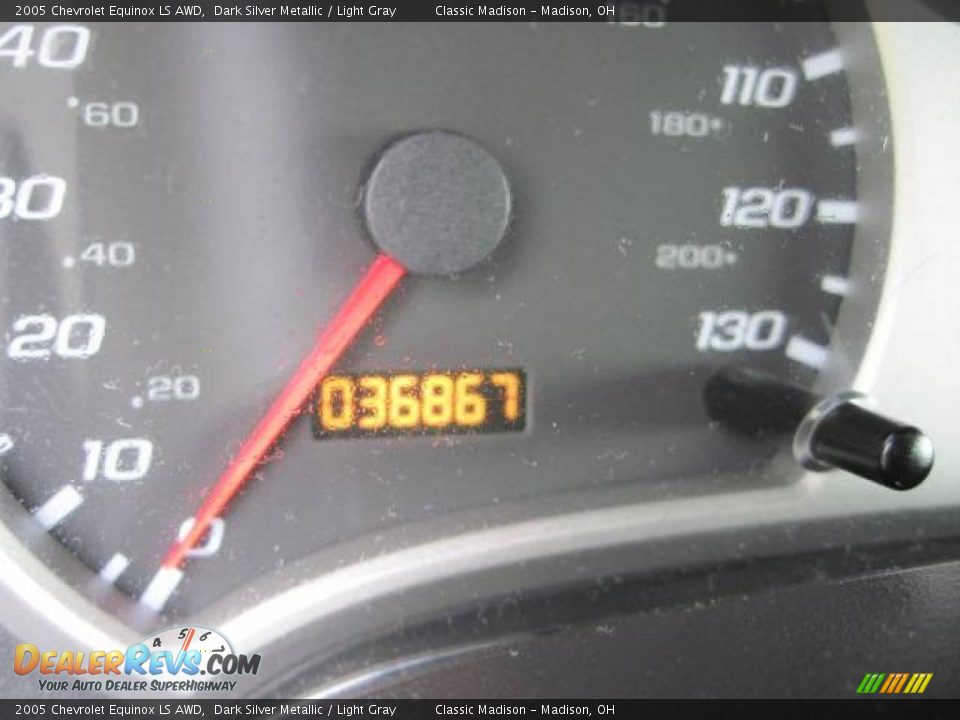 2005 Chevrolet Equinox LS AWD Dark Silver Metallic / Light Gray Photo #34