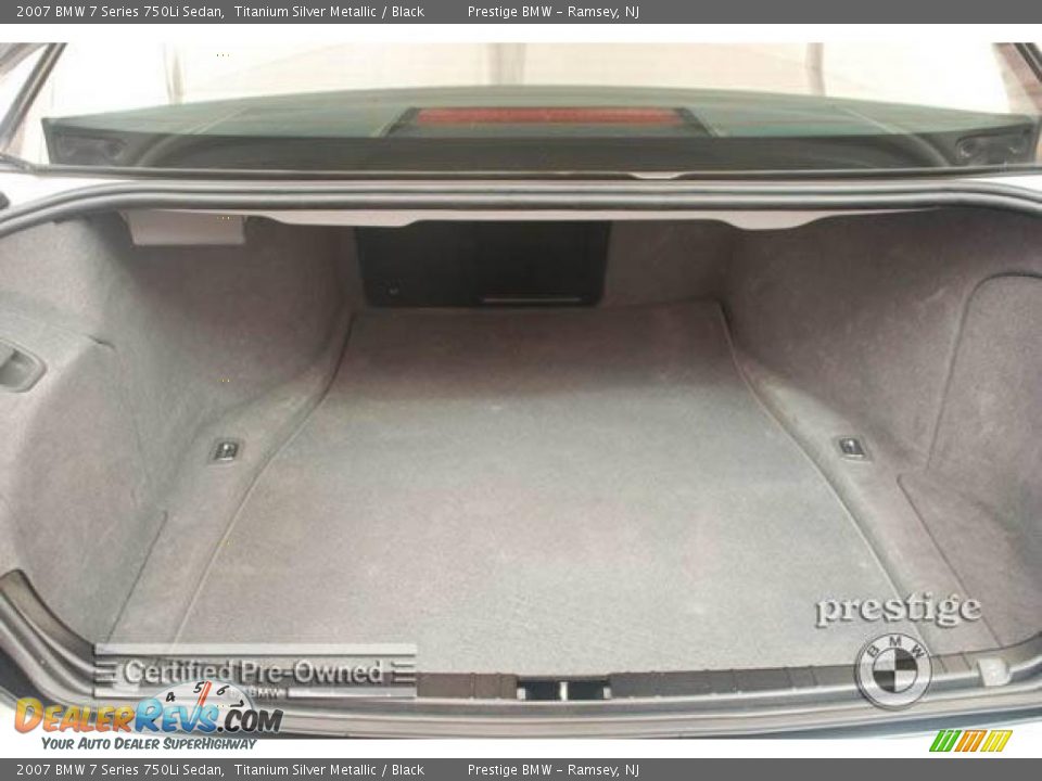 2007 BMW 7 Series 750Li Sedan Titanium Silver Metallic / Black Photo #8