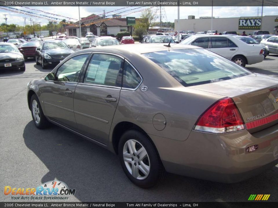 2006 Chevrolet Impala LS Amber Bronze Metallic / Neutral Beige Photo #2