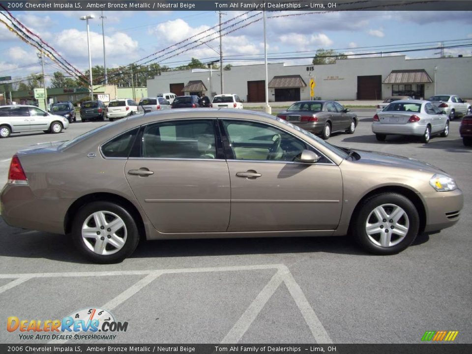 2006 Chevrolet Impala LS Amber Bronze Metallic / Neutral Beige Photo #5