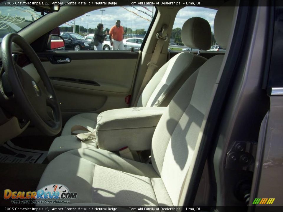 2006 Chevrolet Impala LS Amber Bronze Metallic / Neutral Beige Photo #9
