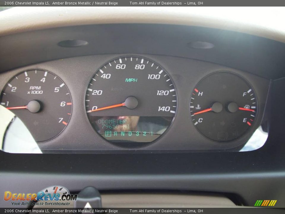 2006 Chevrolet Impala LS Amber Bronze Metallic / Neutral Beige Photo #10