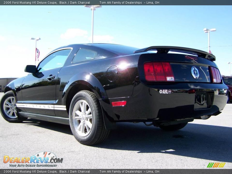 2006 Ford Mustang V6 Deluxe Coupe Black / Dark Charcoal Photo #5