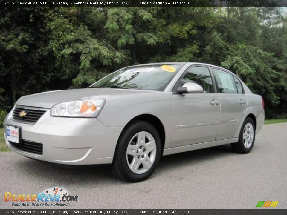2006 Chevrolet Malibu LT V6 Sedan Silverstone Metallic / Ebony Black Photo #1