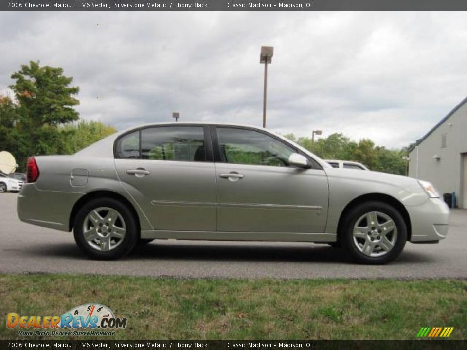 2006 Chevrolet Malibu LT V6 Sedan Silverstone Metallic / Ebony Black Photo #4