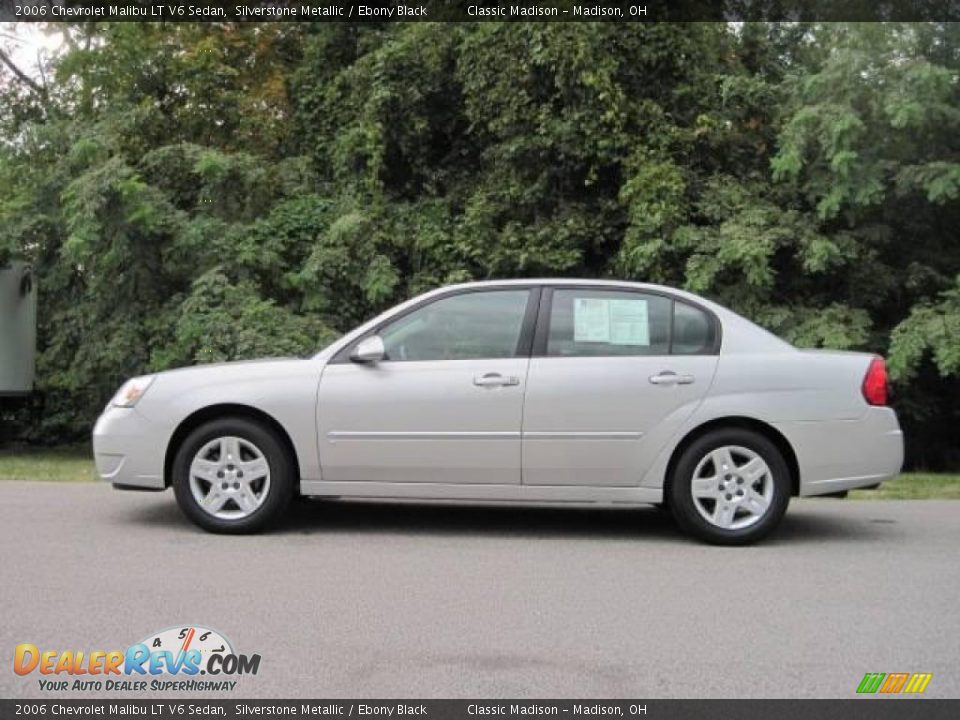 2006 Chevrolet Malibu LT V6 Sedan Silverstone Metallic / Ebony Black Photo #6