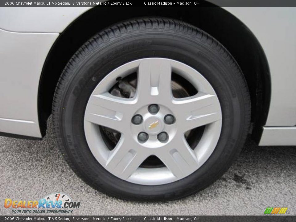 2006 Chevrolet Malibu LT V6 Sedan Silverstone Metallic / Ebony Black Photo #7