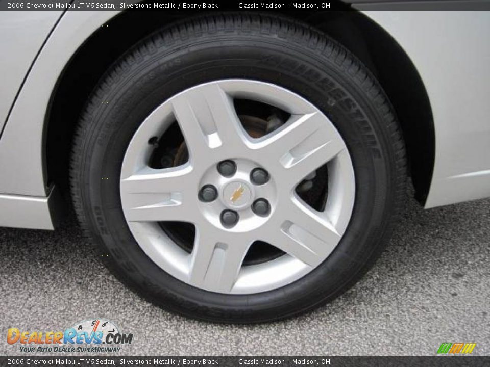 2006 Chevrolet Malibu LT V6 Sedan Silverstone Metallic / Ebony Black Photo #8
