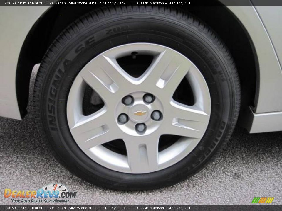 2006 Chevrolet Malibu LT V6 Sedan Silverstone Metallic / Ebony Black Photo #9