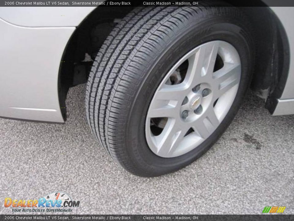 2006 Chevrolet Malibu LT V6 Sedan Silverstone Metallic / Ebony Black Photo #11