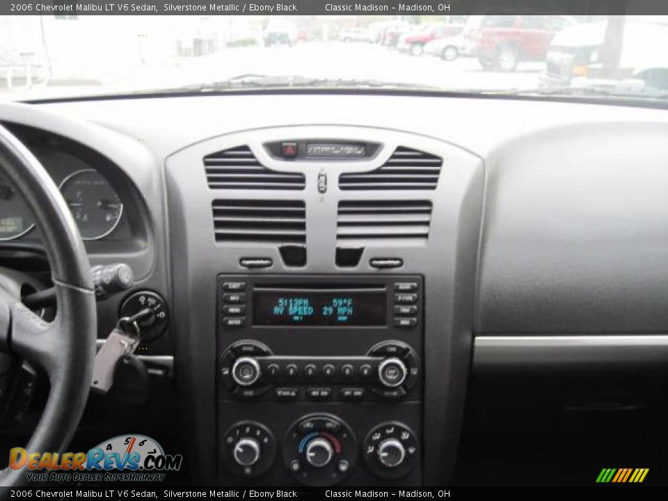 2006 Chevrolet Malibu LT V6 Sedan Silverstone Metallic / Ebony Black Photo #22