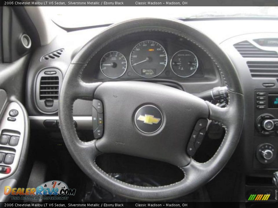 2006 Chevrolet Malibu LT V6 Sedan Silverstone Metallic / Ebony Black Photo #28