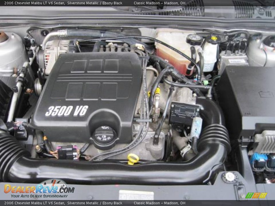 2006 Chevrolet Malibu LT V6 Sedan Silverstone Metallic / Ebony Black Photo #33