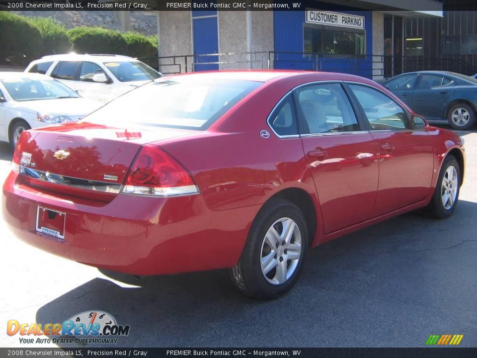 2008 Chevrolet Impala LS Precision Red / Gray Photo #6
