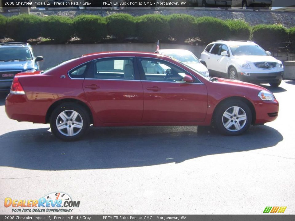 2008 Chevrolet Impala LS Precision Red / Gray Photo #7