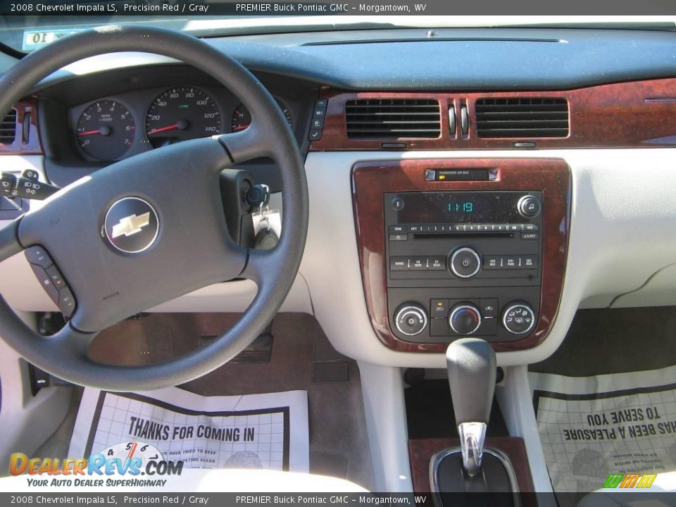 2008 Chevrolet Impala LS Precision Red / Gray Photo #11