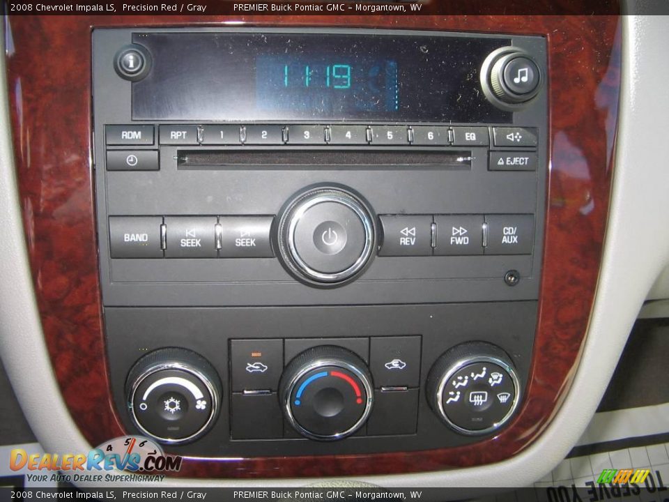 2008 Chevrolet Impala LS Precision Red / Gray Photo #13