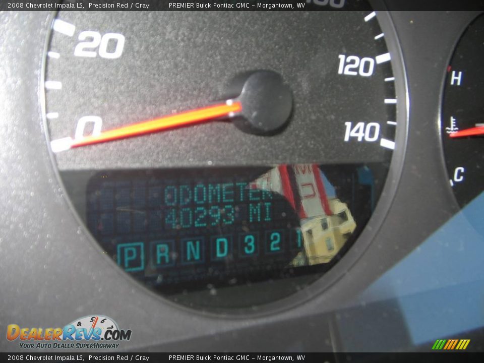 2008 Chevrolet Impala LS Precision Red / Gray Photo #14