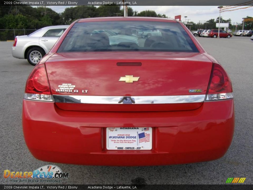 2009 Chevrolet Impala LT Victory Red / Ebony Photo #4