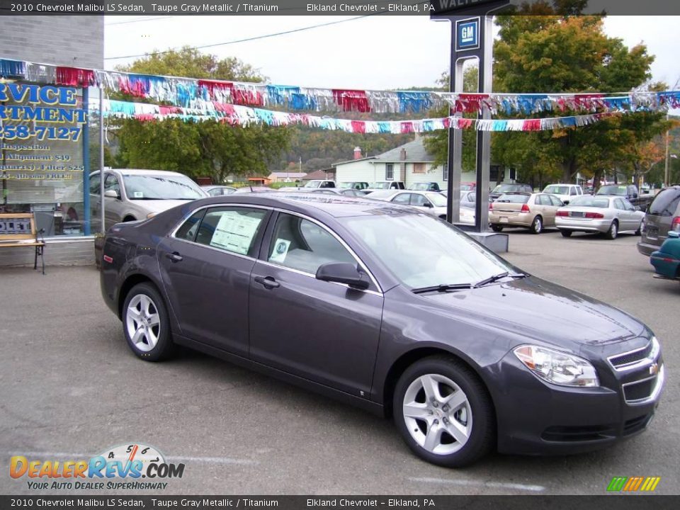 2010 Chevrolet Malibu LS Sedan Taupe Gray Metallic / Titanium Photo #1