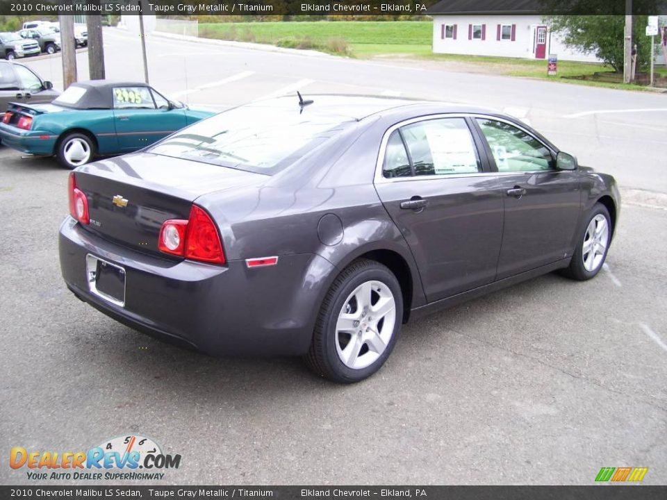 2010 Chevrolet Malibu LS Sedan Taupe Gray Metallic / Titanium Photo #3