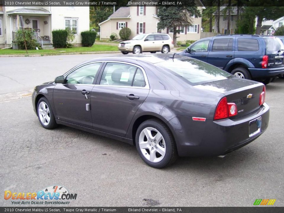 2010 Chevrolet Malibu LS Sedan Taupe Gray Metallic / Titanium Photo #5