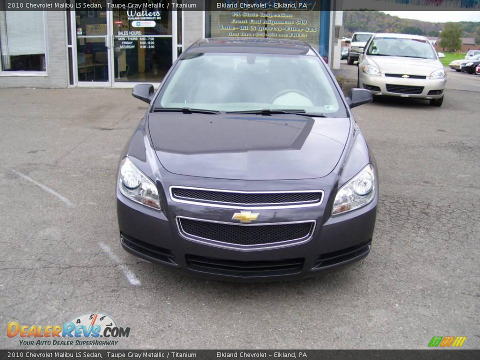 2010 Chevrolet Malibu LS Sedan Taupe Gray Metallic / Titanium Photo #8