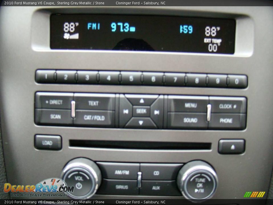 2010 Ford Mustang V6 Coupe Sterling Grey Metallic / Stone Photo #15
