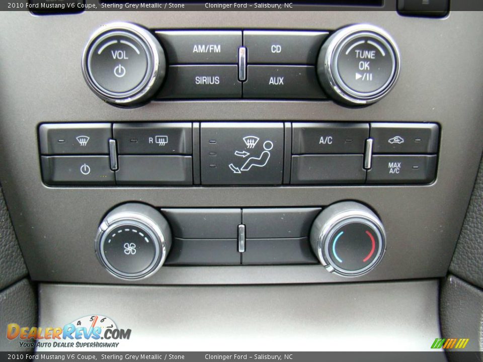 2010 Ford Mustang V6 Coupe Sterling Grey Metallic / Stone Photo #16