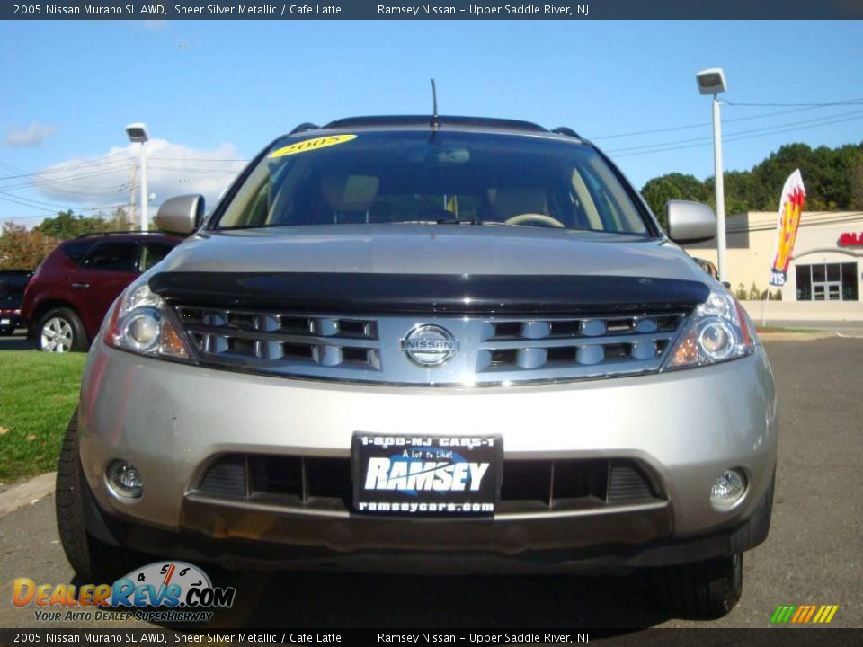 2005 Nissan Murano SL AWD Sheer Silver Metallic / Cafe Latte Photo #3
