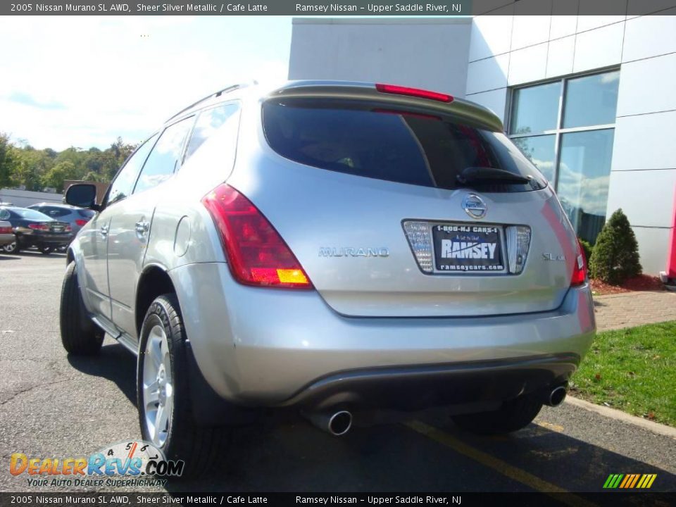 2005 Nissan Murano SL AWD Sheer Silver Metallic / Cafe Latte Photo #8